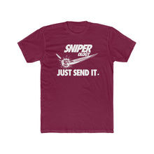 Load image into Gallery viewer, Just Send It - Men's Cotton Crew Tee - Sniperology
