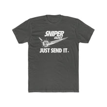 Load image into Gallery viewer, Just Send It - Men's Cotton Crew Tee - Sniperology