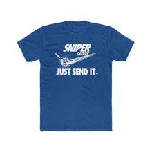 Load image into Gallery viewer, Just Send It - Men's Cotton Crew Tee - Sniperology
