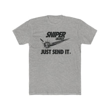 Load image into Gallery viewer, Just Send It - Men's Cotton Crew Tee - Sniperology
