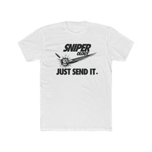 Load image into Gallery viewer, Just Send It - Men's Cotton Crew Tee - Sniperology