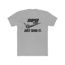 Load image into Gallery viewer, Just Send It - Men's Cotton Crew Tee - Sniperology