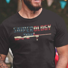 Load image into Gallery viewer, American Sniperology - Men's Cotton Crew Tee - Sniperology