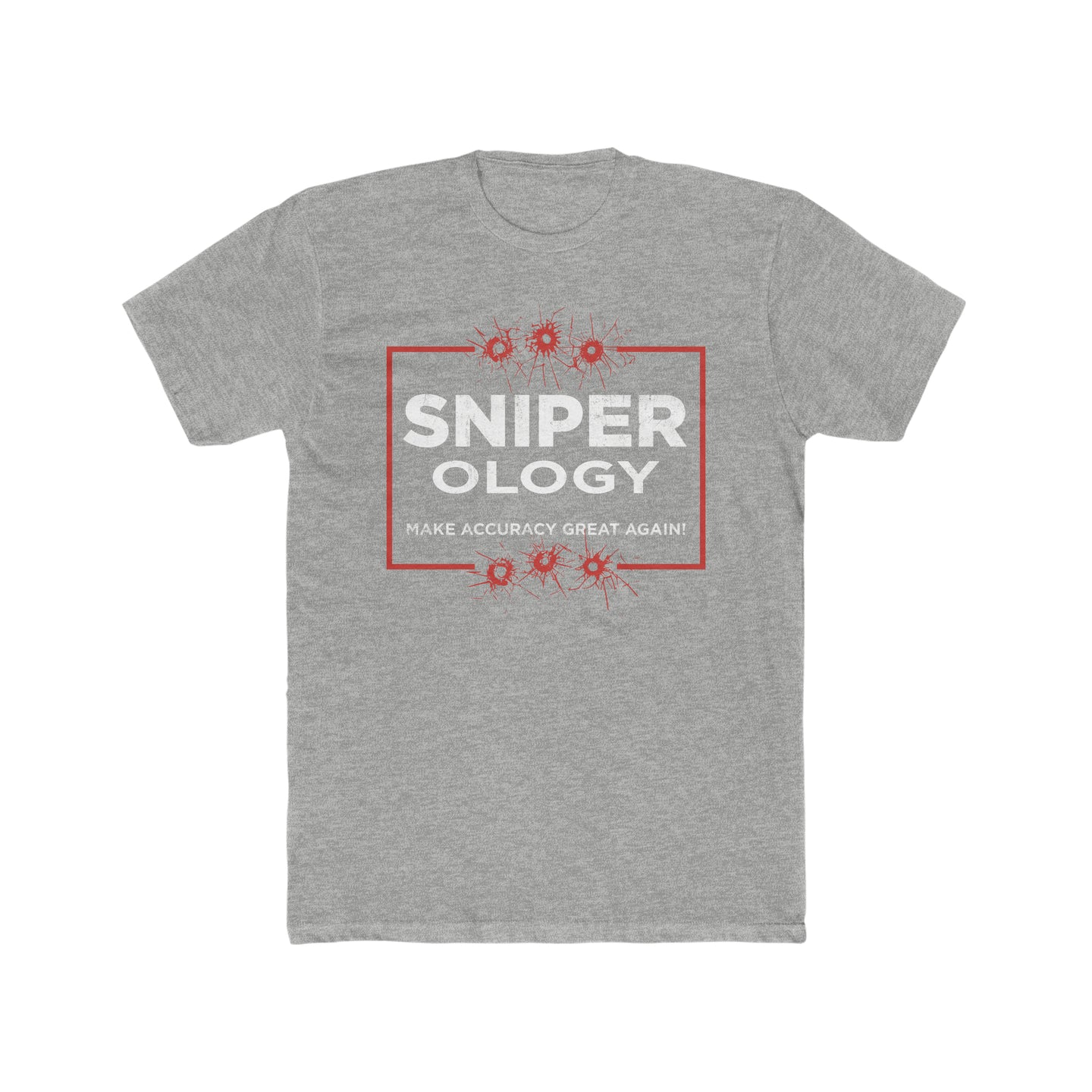 Make Accuracy Great Again - Men's Cotton Crew Tee - Sniperology