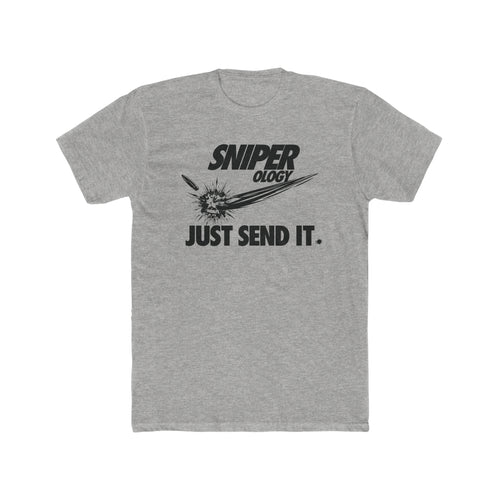 Just Send It - Men's Cotton Crew Tee - Sniperology