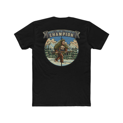 Cotton Tee Hide Seek Send It Champion Big Foot Bolt Gun Sniper