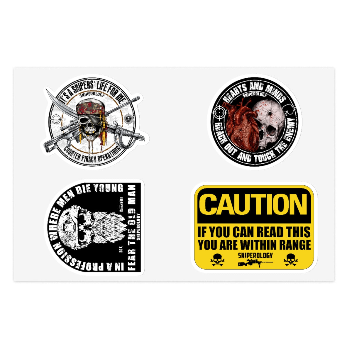 Slap Pack Alpha - Sticker Sheets - Sniperology